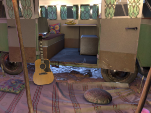 Bus traveler kombi adventure 3D Model