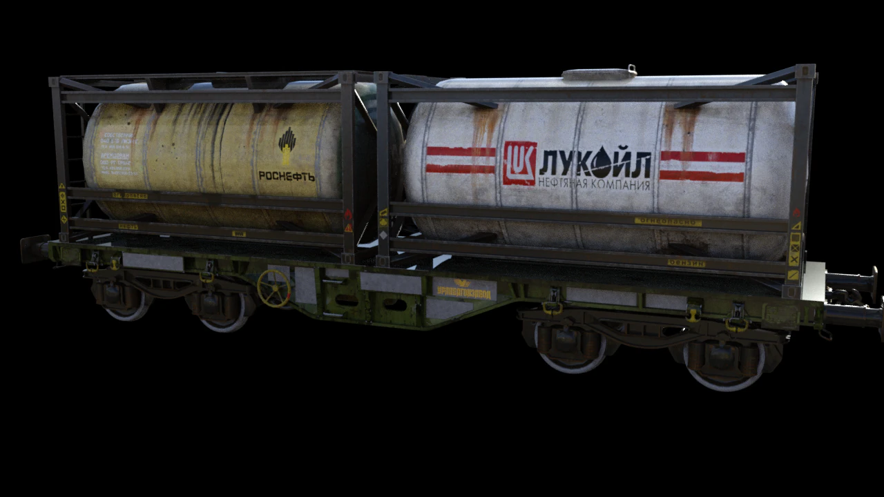 Railway tank hitch 3D Model .c4d .max .obj .3ds .fbx .stl .blend