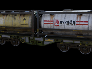 Railway tank hitch 3D Модель