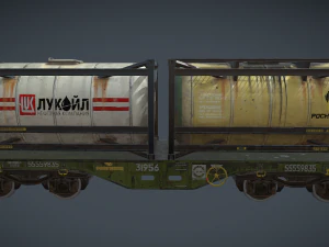 Railway tank hitch 3D Model