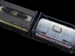 Railway tank hitch Model 3D