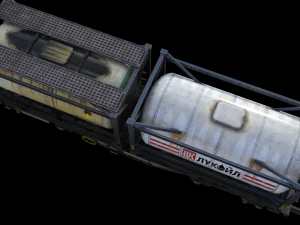 Railway tank hitch 3D Model