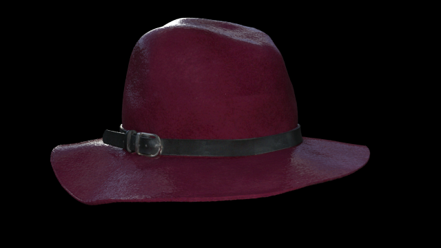 Red hat fashion 3D Model .c4d .max .obj .3ds .fbx .stl .blend 