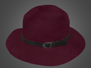 Red hat fashion 3D Model