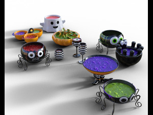 Pack halloween decoration 2022 3D-Modell