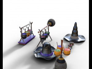 Pack halloween decoration 2022 3D-Modell