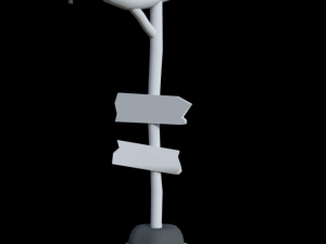 Lantern decor halloween signal 3D Model