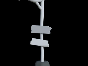 Lantern decor halloween signal 3D Model
