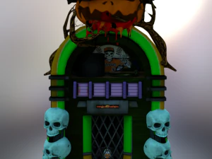 Jukebox Halloween Modelo 3D
