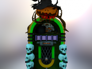 Jukebox Halloween 3D Model