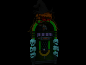 Jukebox Halloween 3D Model