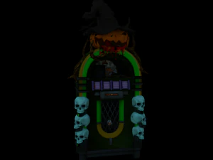 Jukebox Halloween 3D Model