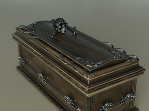 Coffin Vampire decor 3D 模型