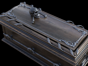 Coffin Vampire decor 3D 模型