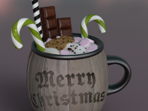ChristmasMugs Xmas pack 3D Model