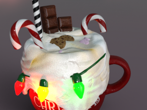 ChristmasMugs Xmas pack 3D 모델