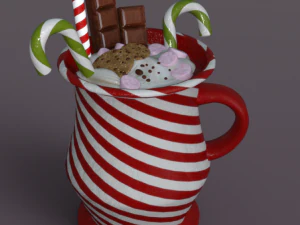 ChristmasMugs Xmas pack 3D Model