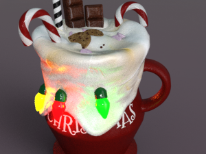 ChristmasMugs Xmas pack 3D 모델