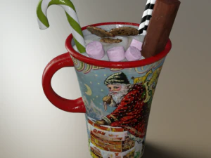 ChristmasMugs Xmas pack 3D Model