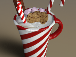 ChristmasMugs Xmas pack 3D 모델