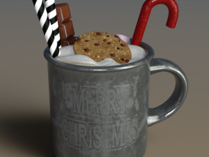 ChristmasMugs Xmas pack 3D 모델