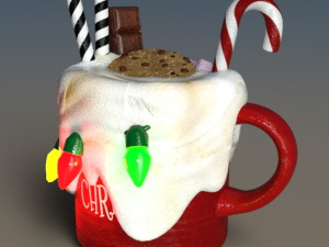ChristmasMugs Xmas pack 3D 모델