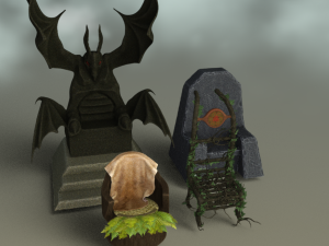 Mystic Thrones Modelo 3D