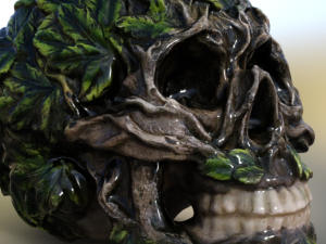 Skull Florest 3D Model