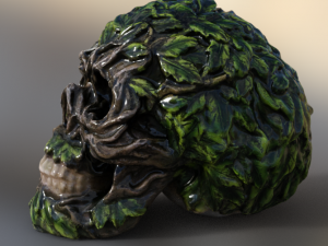 Skull Florest Model 3D