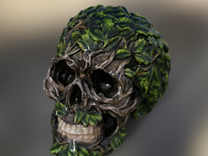 Skull Florest Model 3D