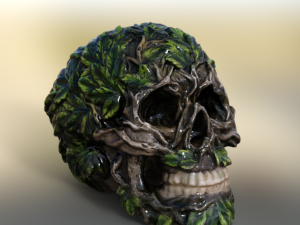 Skull Florest Model 3D