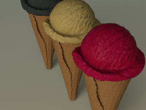 Ice cream balls 3D 모델