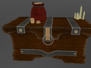 The Cash Low-poly 3D Model