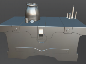 The Cash Low-poly 3D Модель