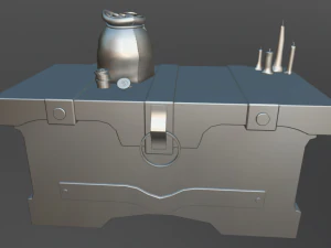 The Cash Low-poly 3D Model