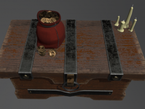 The Cash Low-poly 3D Модель