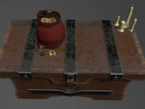 The Cash Low-poly 3D Model
