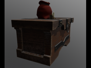 The Cash Low-poly 3D Модель