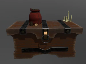 The Cash Low-poly 3D Model