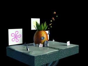 Sponge bob house 3D Model