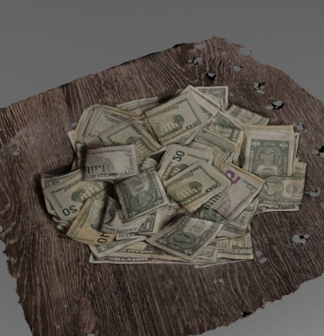 Cash Modelo 3D .c4d .max .obj .3ds .fbx .stl .blend 