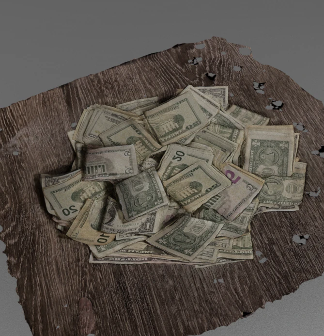 Cash 3D Model .c4d .max .obj .3ds .fbx .stl .blend