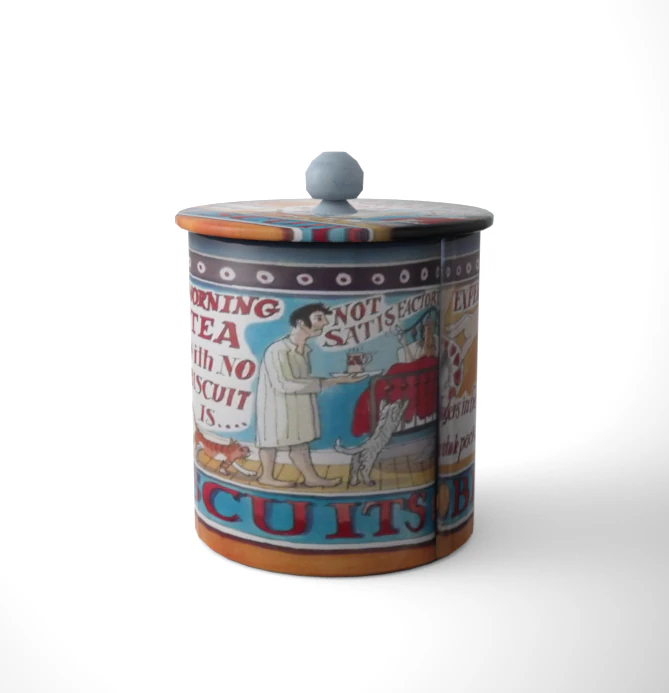 Biscuit Pote 3D Model .c4d .max .obj .3ds .fbx .stl .blend 