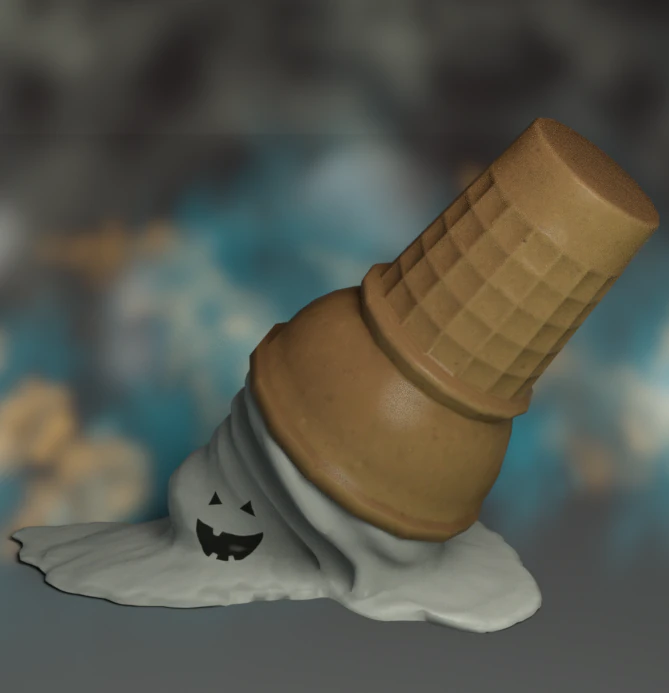 Icecream 3D Model .c4d .max .obj .3ds .fbx .stl .blend