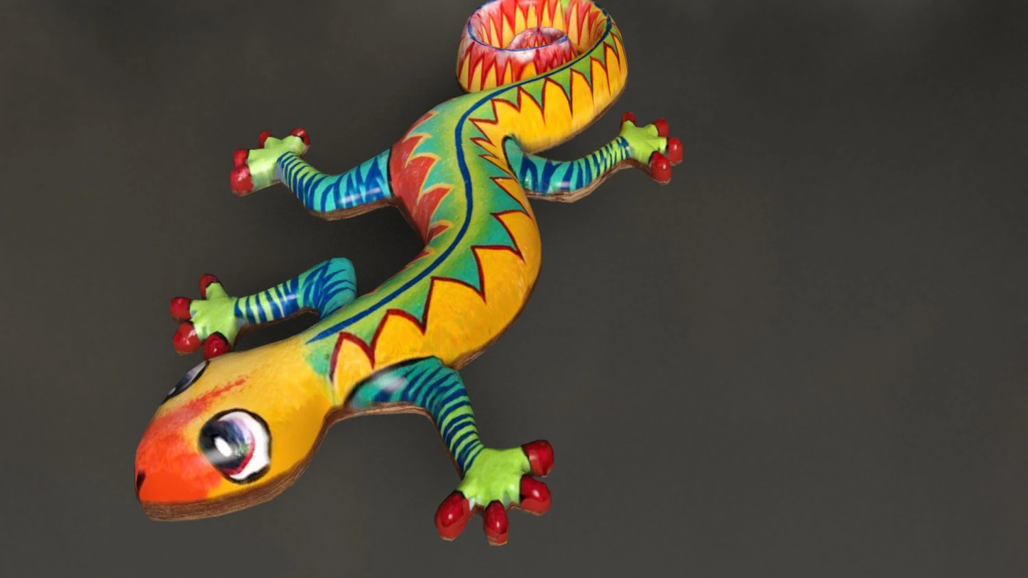 Geko nature 3D Model .c4d .max .obj .3ds .fbx .stl .blend 