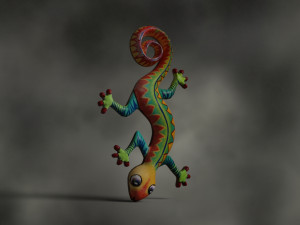 Geko nature Model 3D