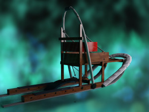 Dog sled 3D मॉडल