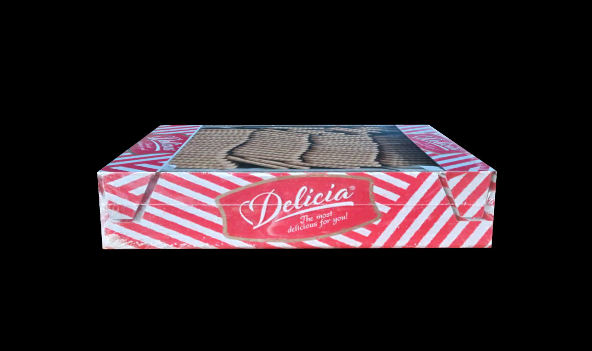 Box of sugar biscuits 3D Model .c4d .max .obj .3ds .fbx .stl .blend 