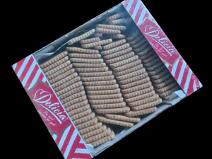 Box of sugar biscuits 3D Model