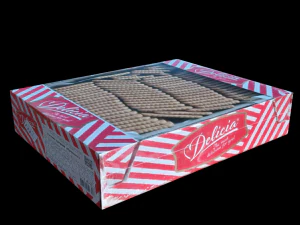 Box of sugar biscuits 3D Model